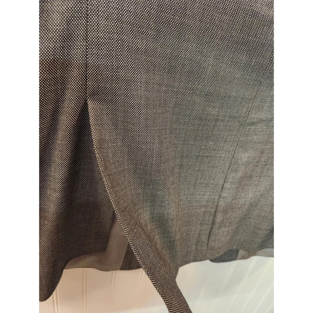 Tommy‎ Hilfiger Mens 44L Grey 100% Wool Micro Pattern 2-Button Blazer Jacket